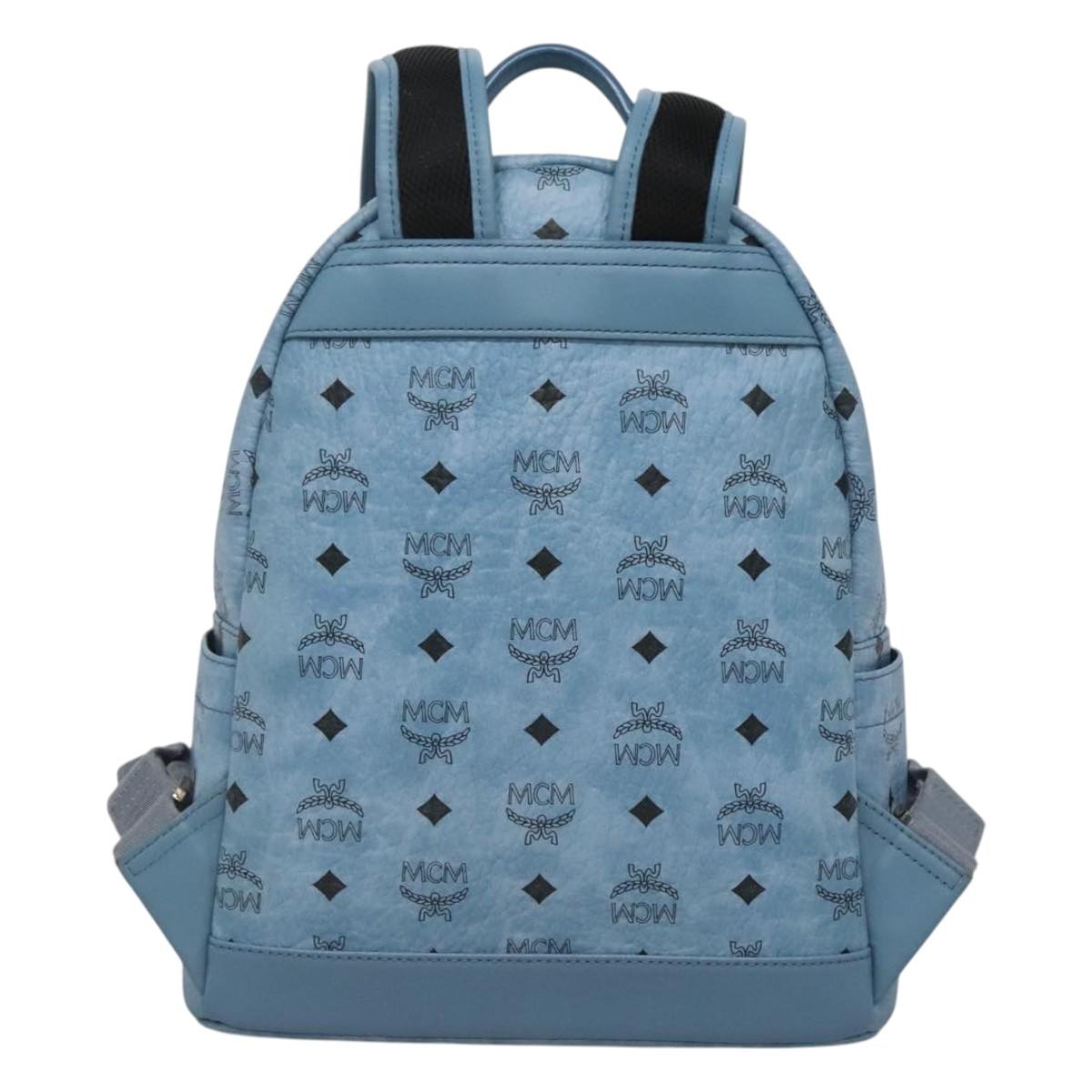 Mcm Blue Canvas Stark Visetos