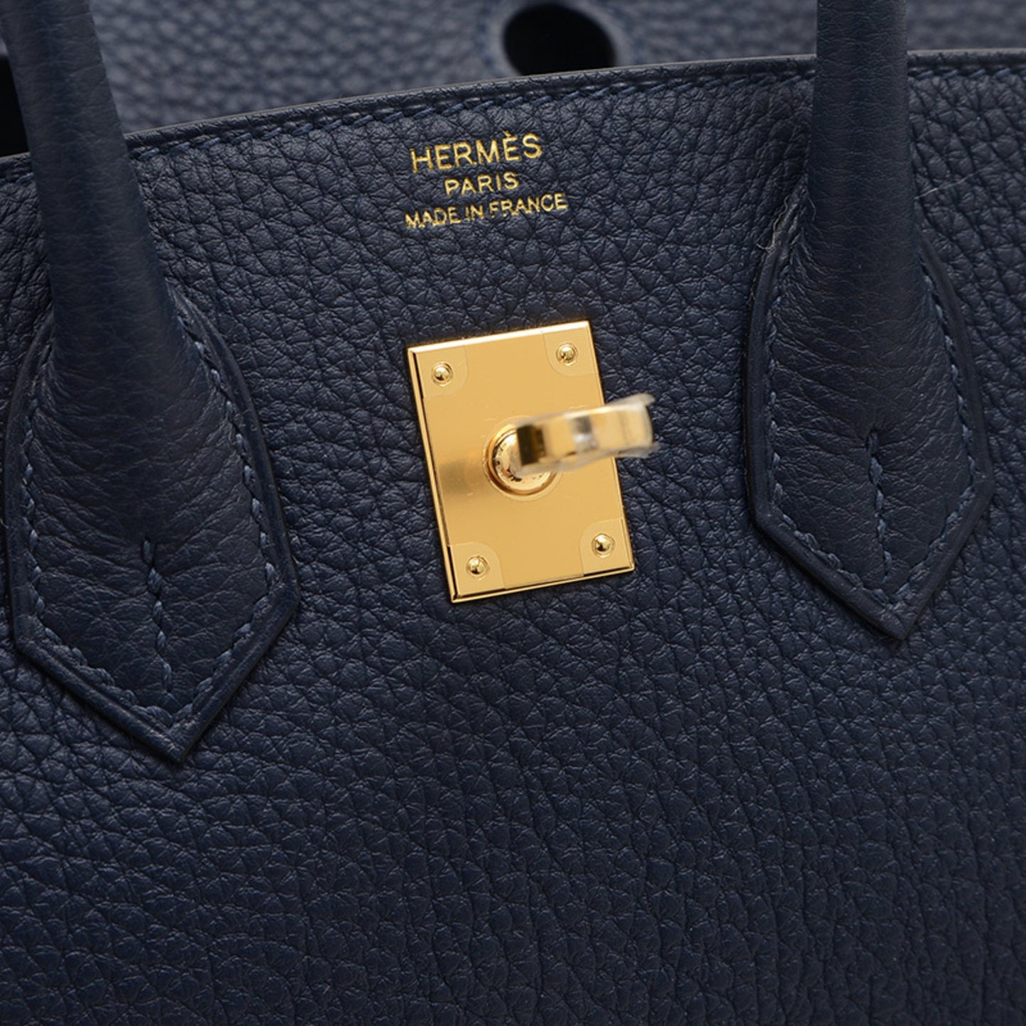 Hermès Blue Leather Birkin 25
