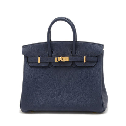 Hermès Blue Leather Birkin 25