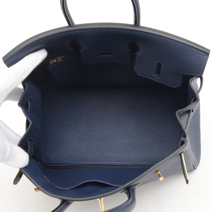 Hermès Blue Leather Birkin 25