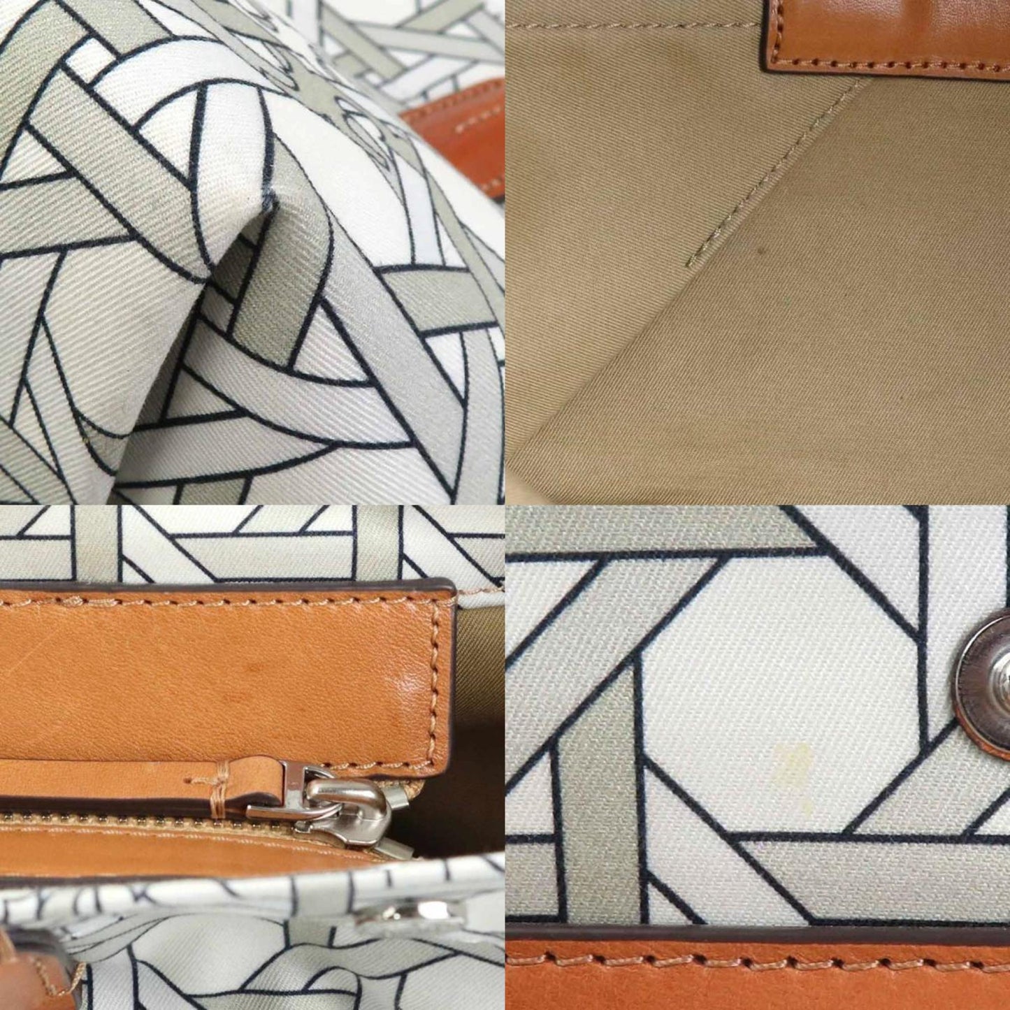 Tory Burch Brown Canvas Shoulder