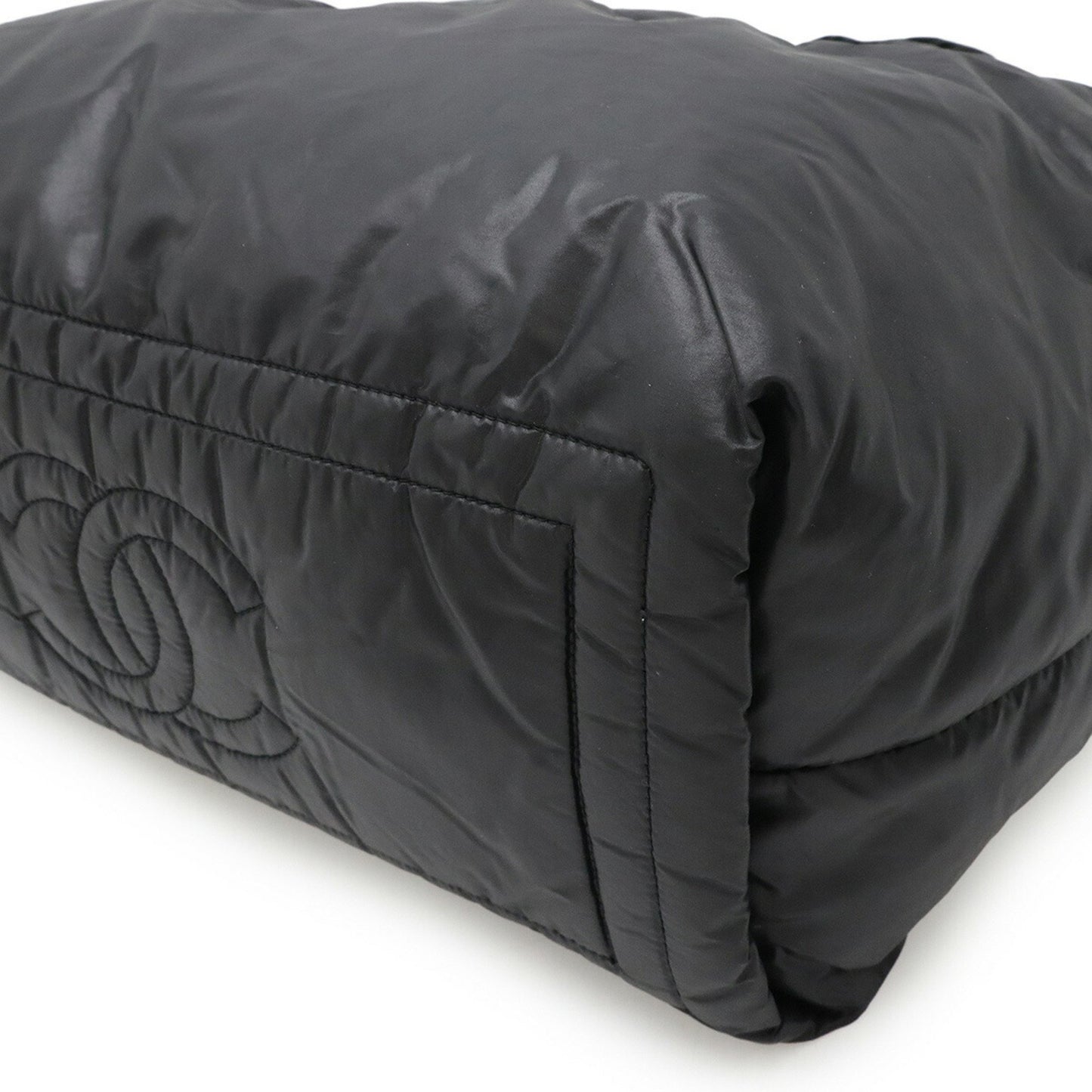 Chanel Black Nylon Coco Cocoon