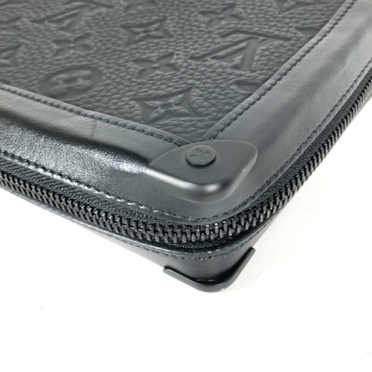 Louis Vuitton Black Leather Soft Trunk