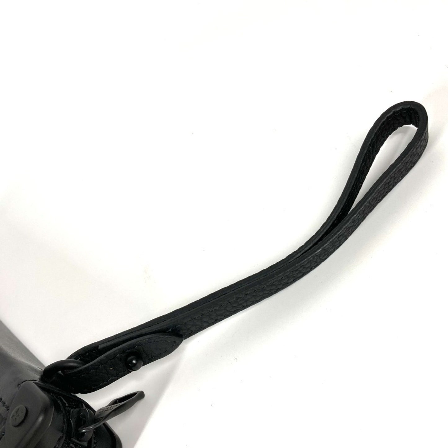 Louis Vuitton Black Leather Soft Trunk