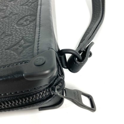 Louis Vuitton Black Leather Soft Trunk