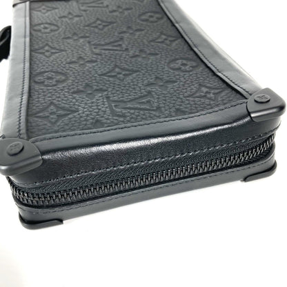 Louis Vuitton Black Leather Soft Trunk