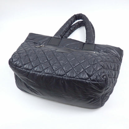 Chanel Black Nylon Coco Cocoon