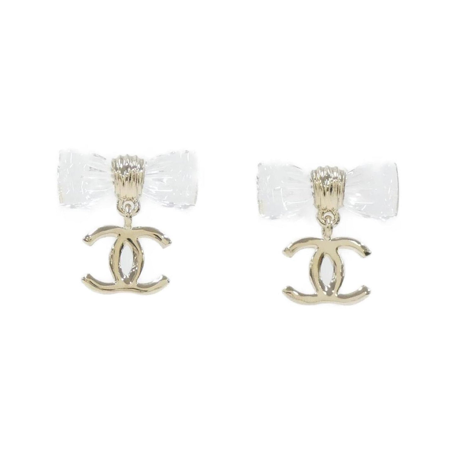 Chanel Brown Gold Plated Coco Mark