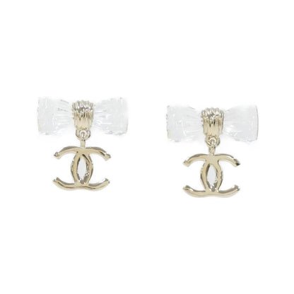 Chanel Brown Gold Plated Coco Mark