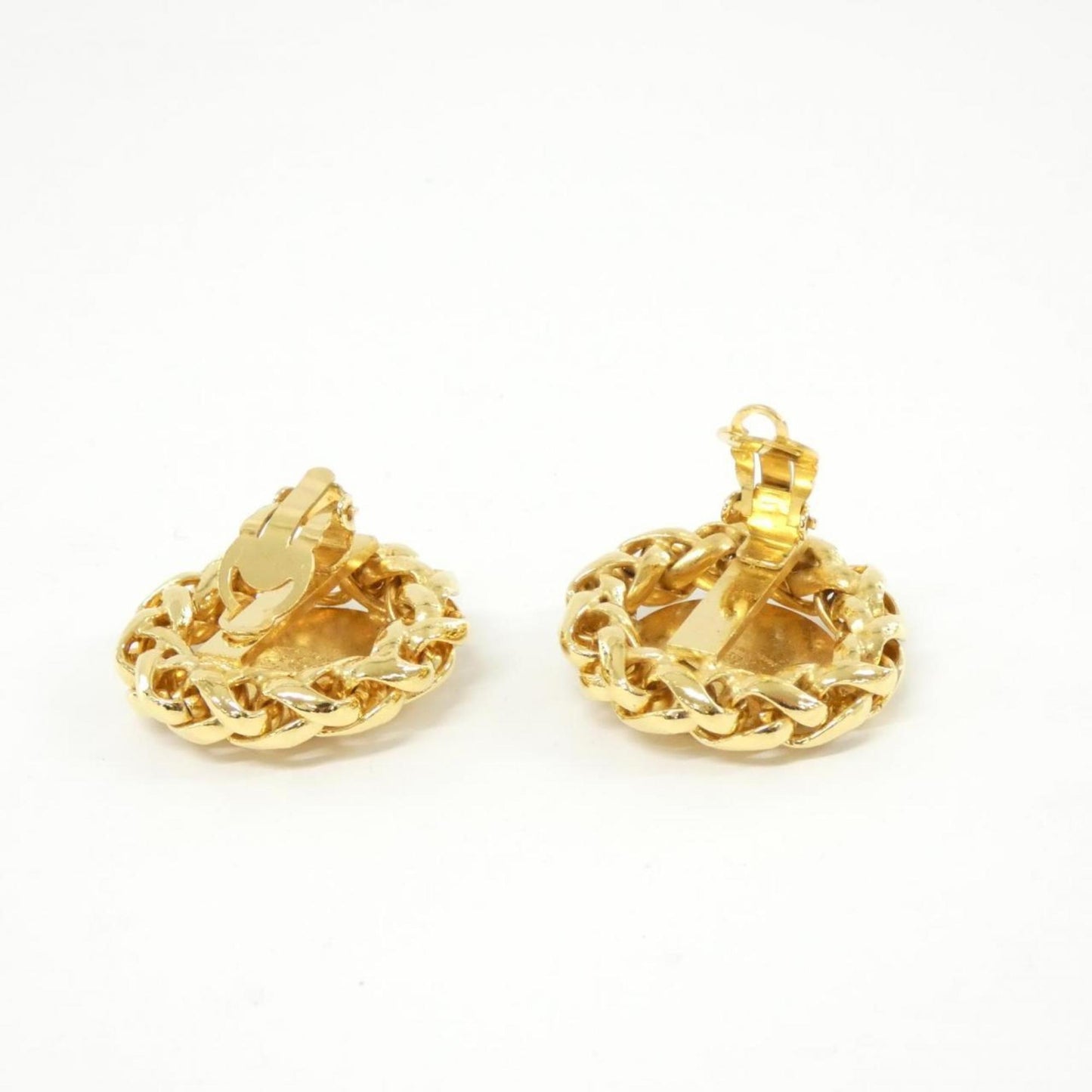 Chanel Gold Gold Plated Coco Mark