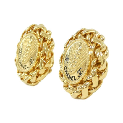 Chanel Gold Gold Plated Coco Mark