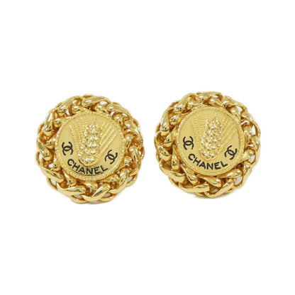 Chanel Gold Gold Plated Coco Mark