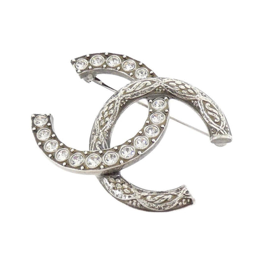 Chanel Silver Metal Coco Mark