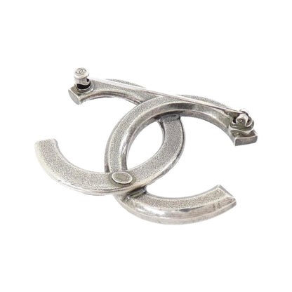 Chanel Silver Metal Coco Mark