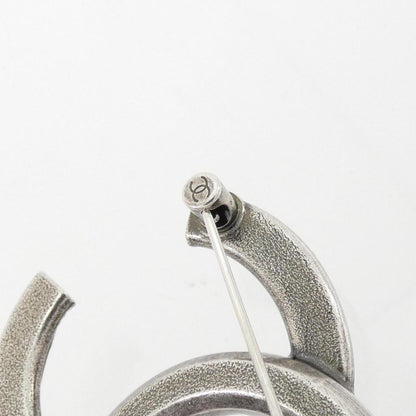 Chanel Silver Metal Coco Mark