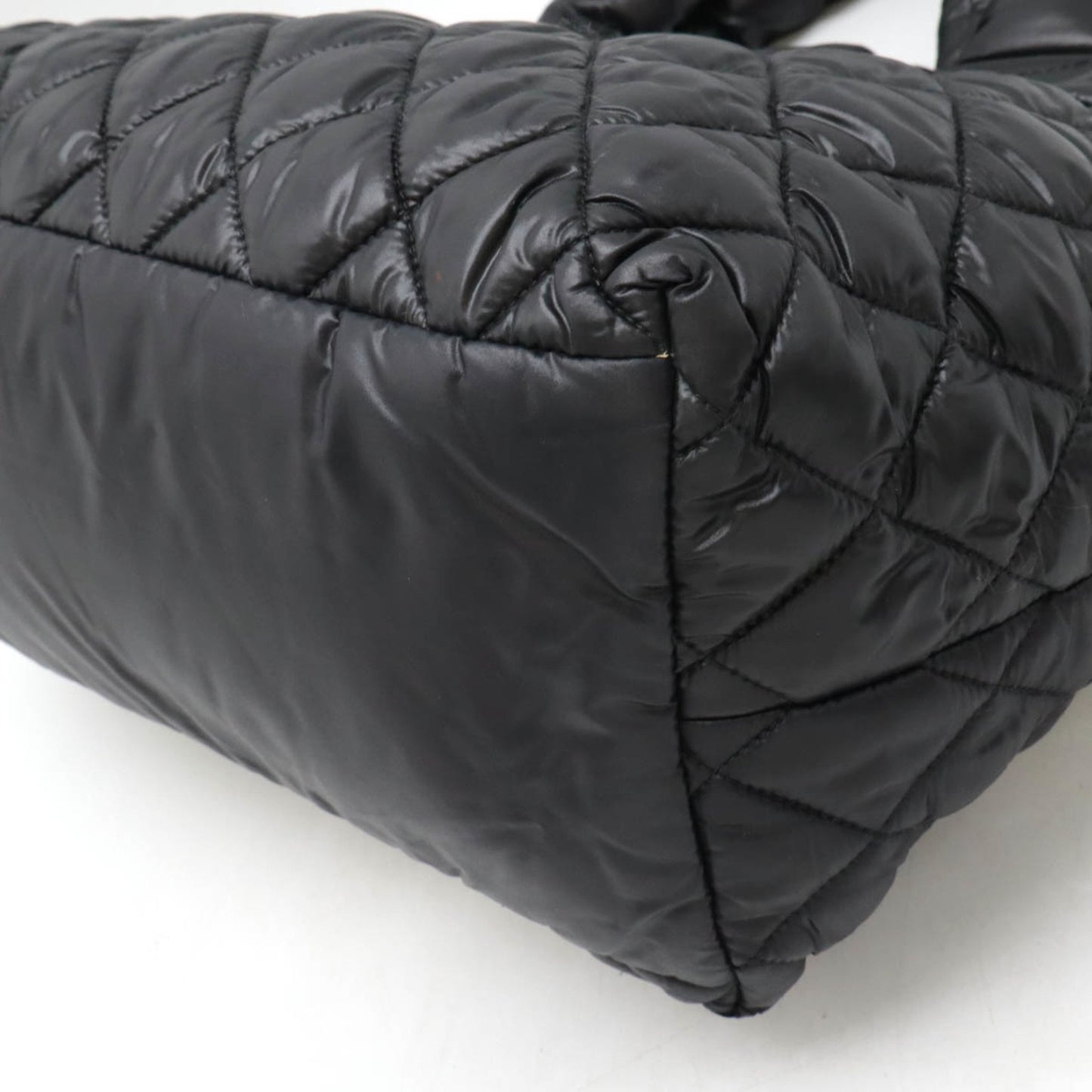 Chanel Black Nylon Coco Cocoon