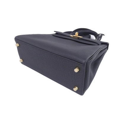 Hermès Black Leather Kelly 25