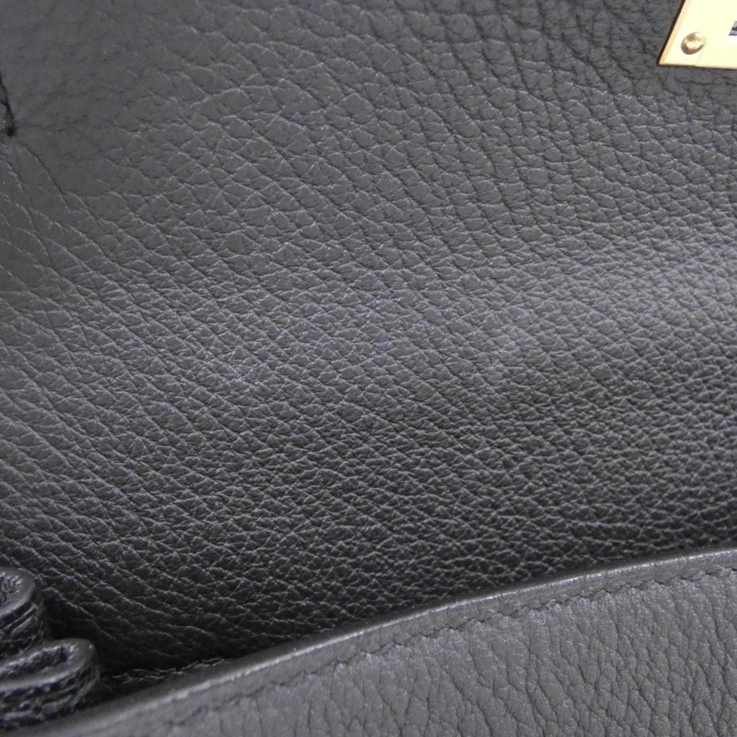 Hermès Black Leather Kelly 25