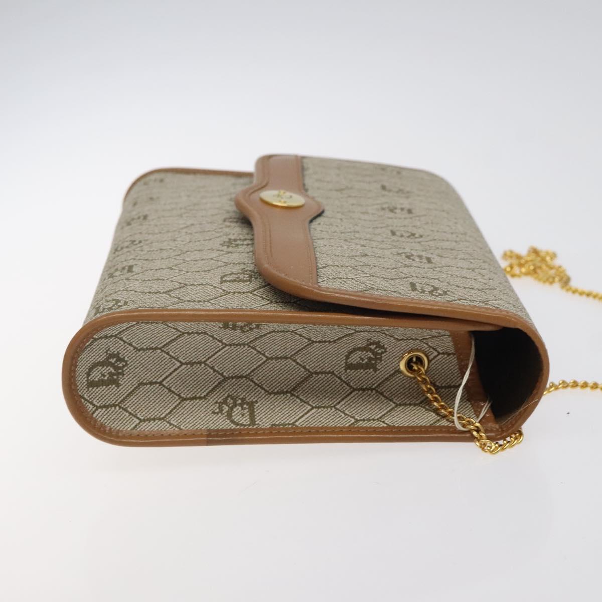 Dior Brown Canvas Honeycomb