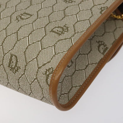 Dior Brown Canvas Honeycomb