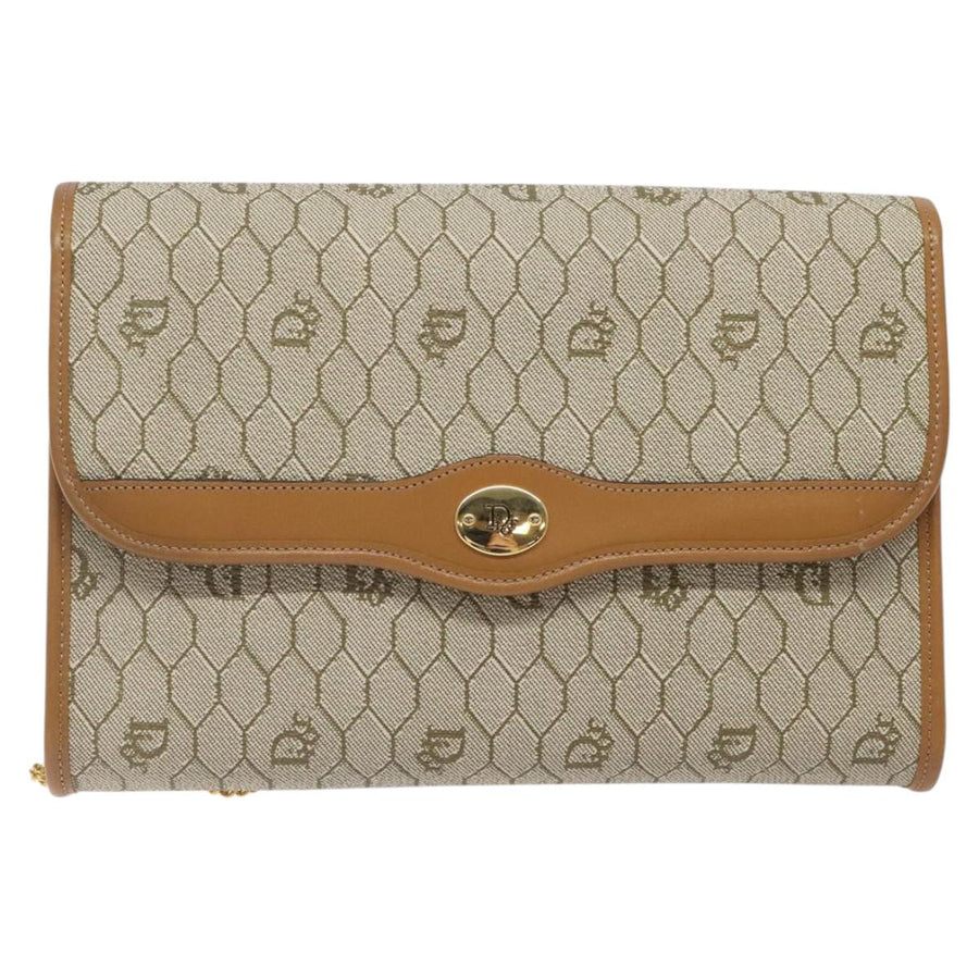Dior Brown Canvas Honeycomb