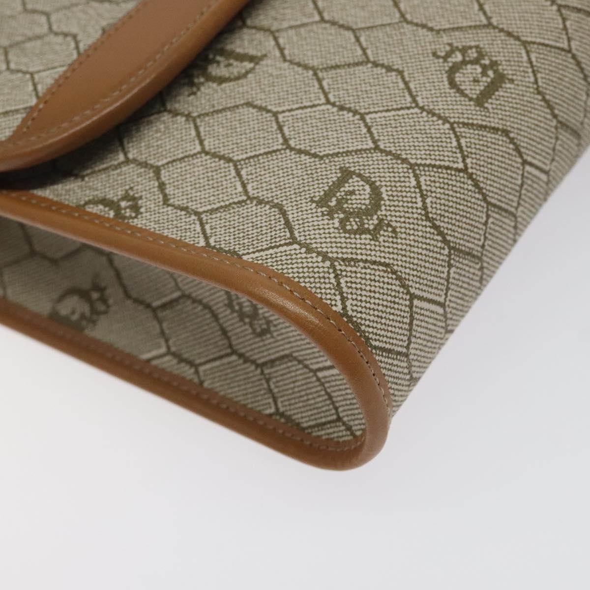 Dior Brown Canvas Honeycomb