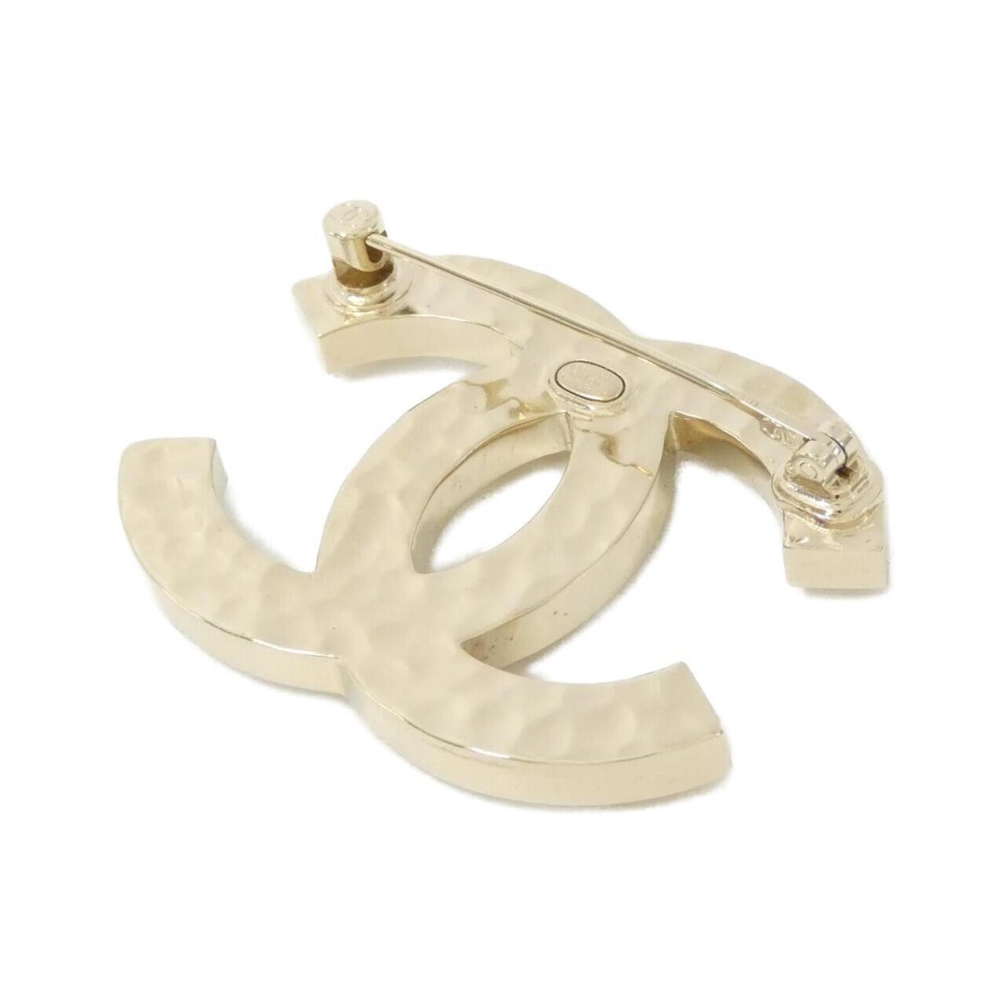 Chanel Gold Gold Plated Coco Mark