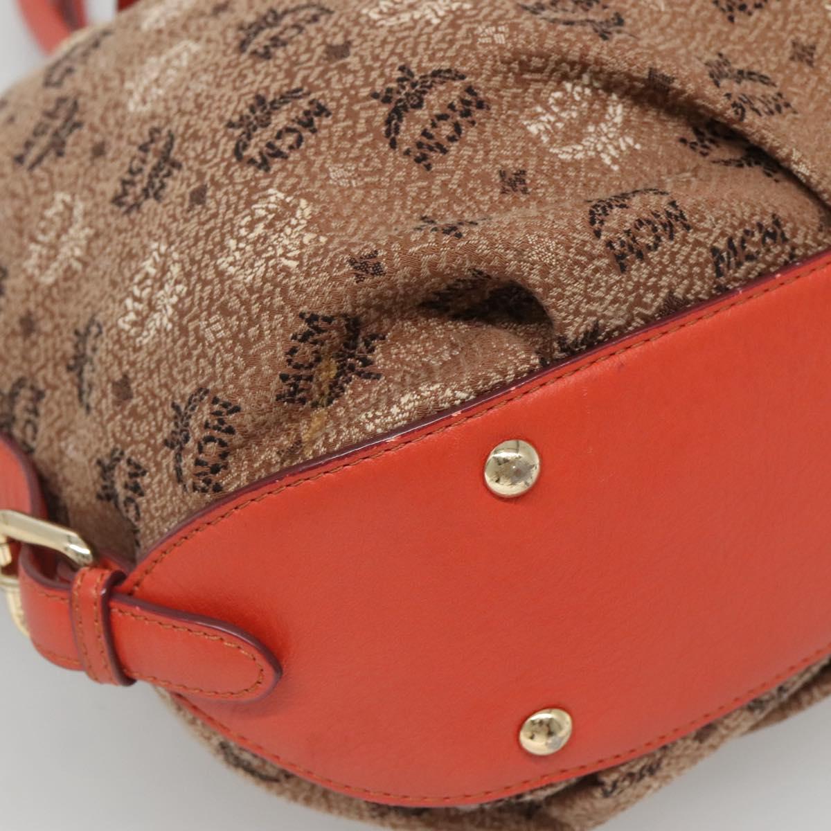 Mcm Brown Canvas Tote
