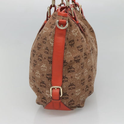 Mcm Brown Canvas Tote