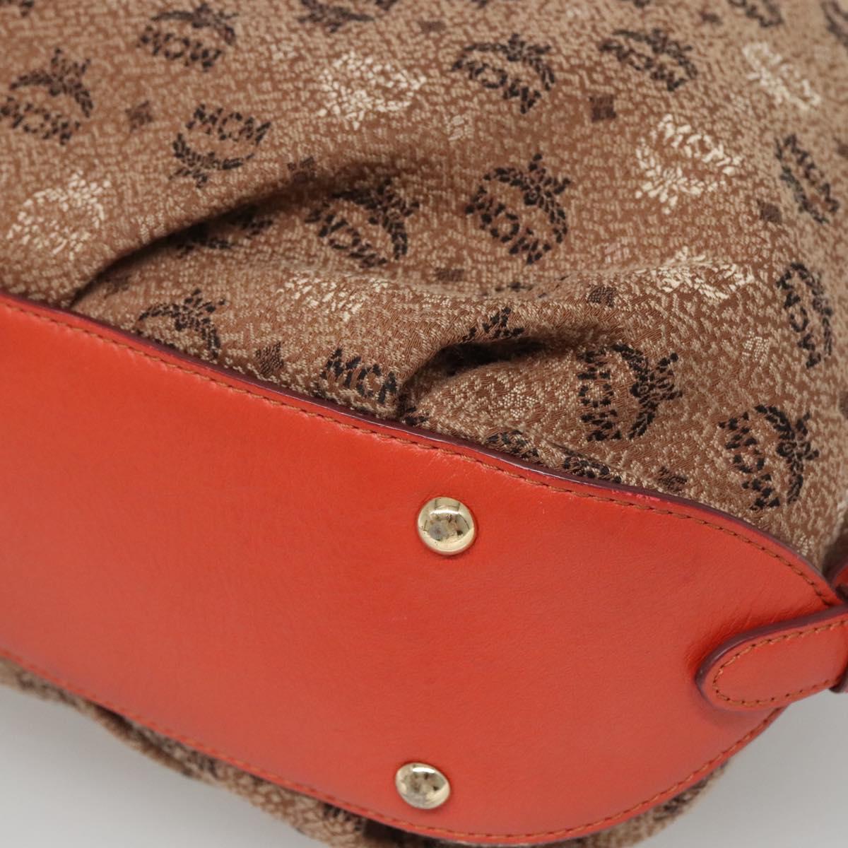 Mcm Brown Canvas Tote