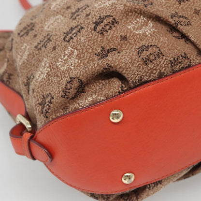 Mcm Brown Canvas Tote