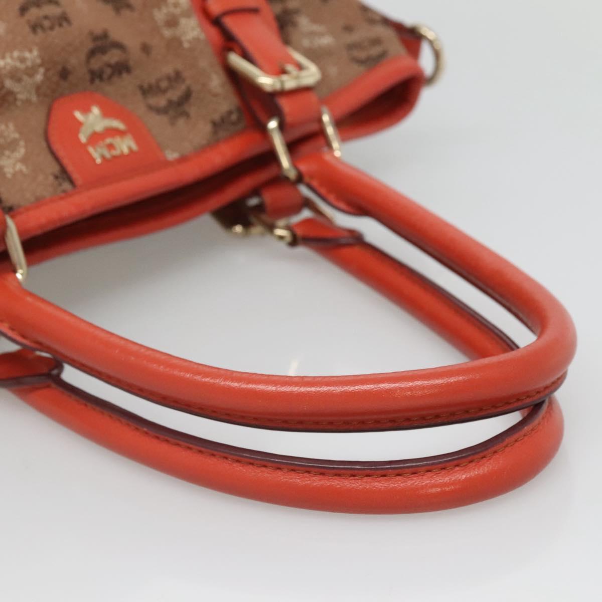 Mcm Brown Canvas Tote
