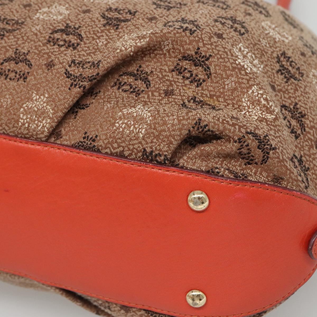 Mcm Brown Canvas Tote