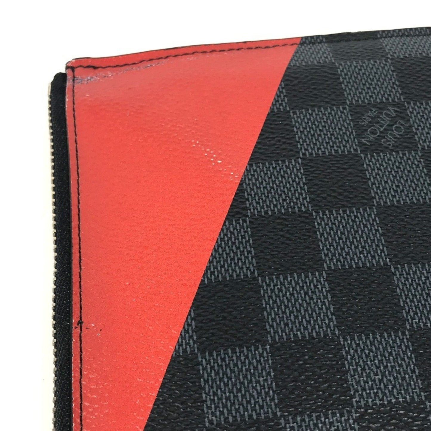 Louis Vuitton Black Canvas Pochette Jour Gm