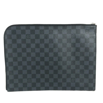 Louis Vuitton Black Canvas Pochette Jour Gm