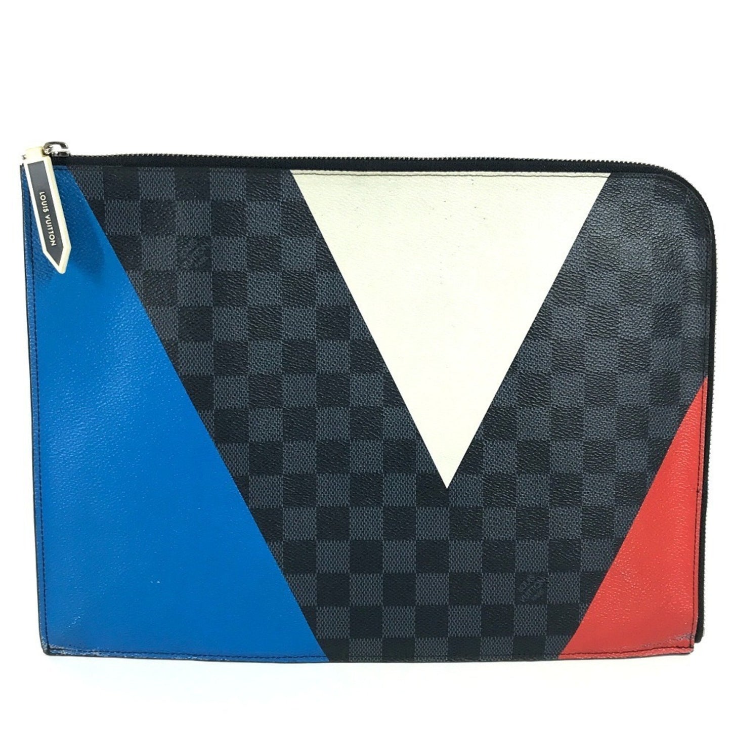 Louis Vuitton Black Canvas Pochette Jour Gm