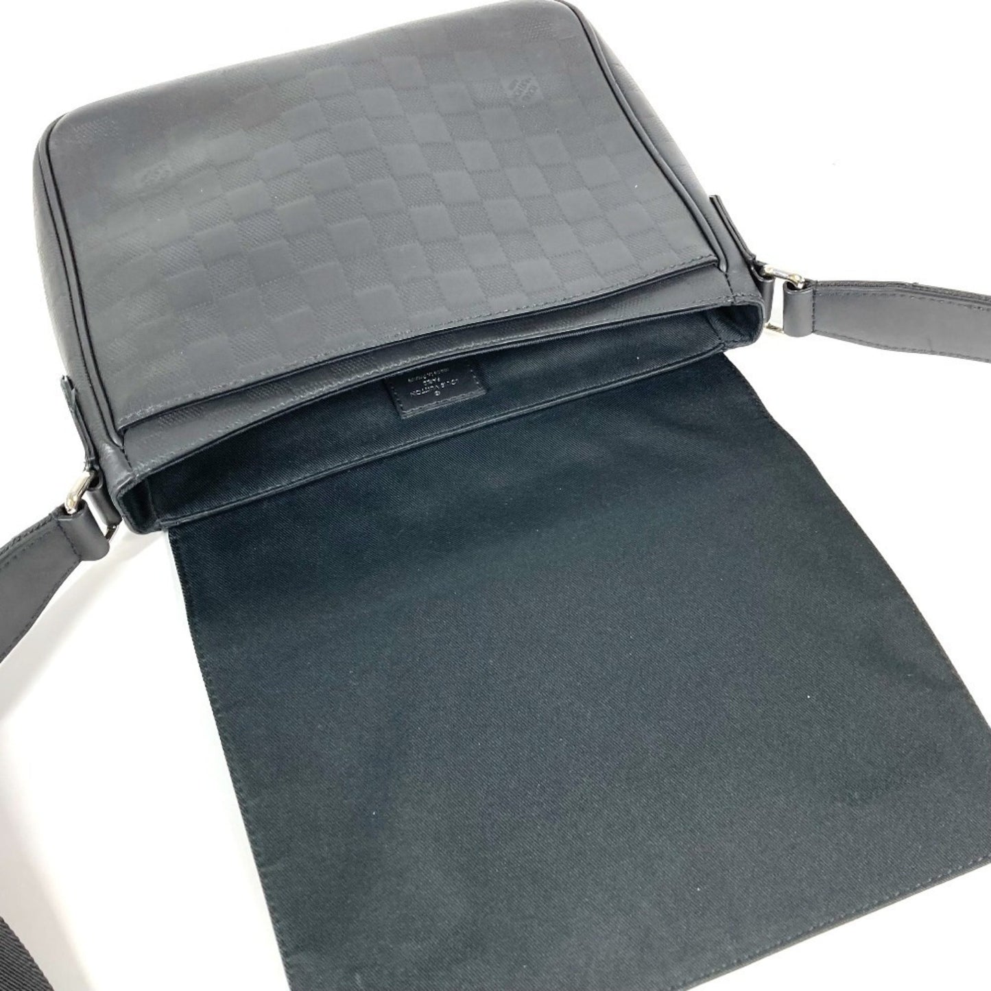 Louis Vuitton Black Leather District