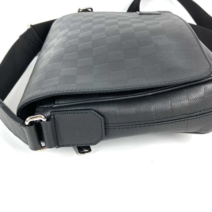 Louis Vuitton Black Leather District