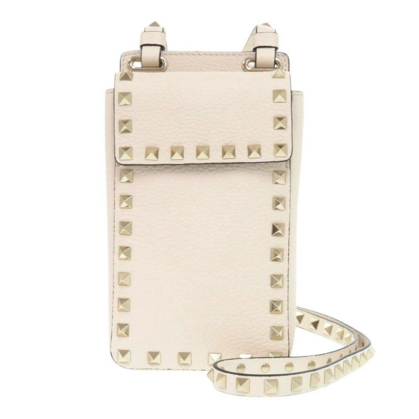 Valentino Garavani White Leather Rockstud