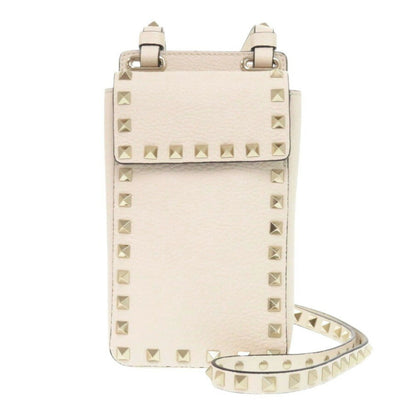 Valentino Garavani White Leather Rockstud