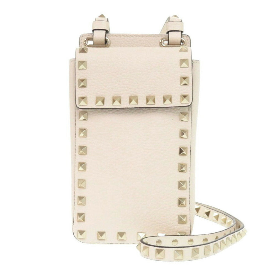 Valentino Garavani White Leather Rockstud