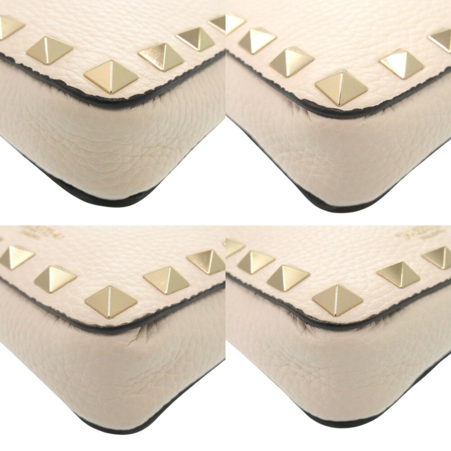 Valentino Garavani White Leather Rockstud