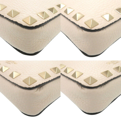 Valentino Garavani White Leather Rockstud