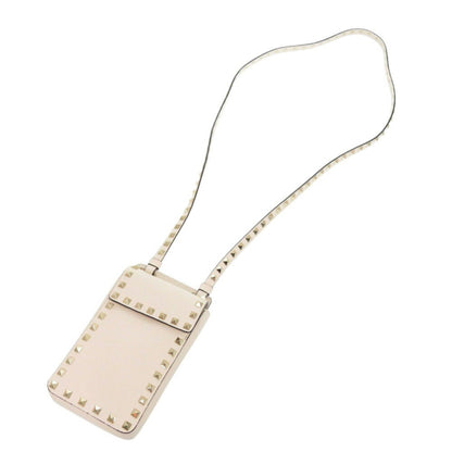 Valentino Garavani White Leather Rockstud
