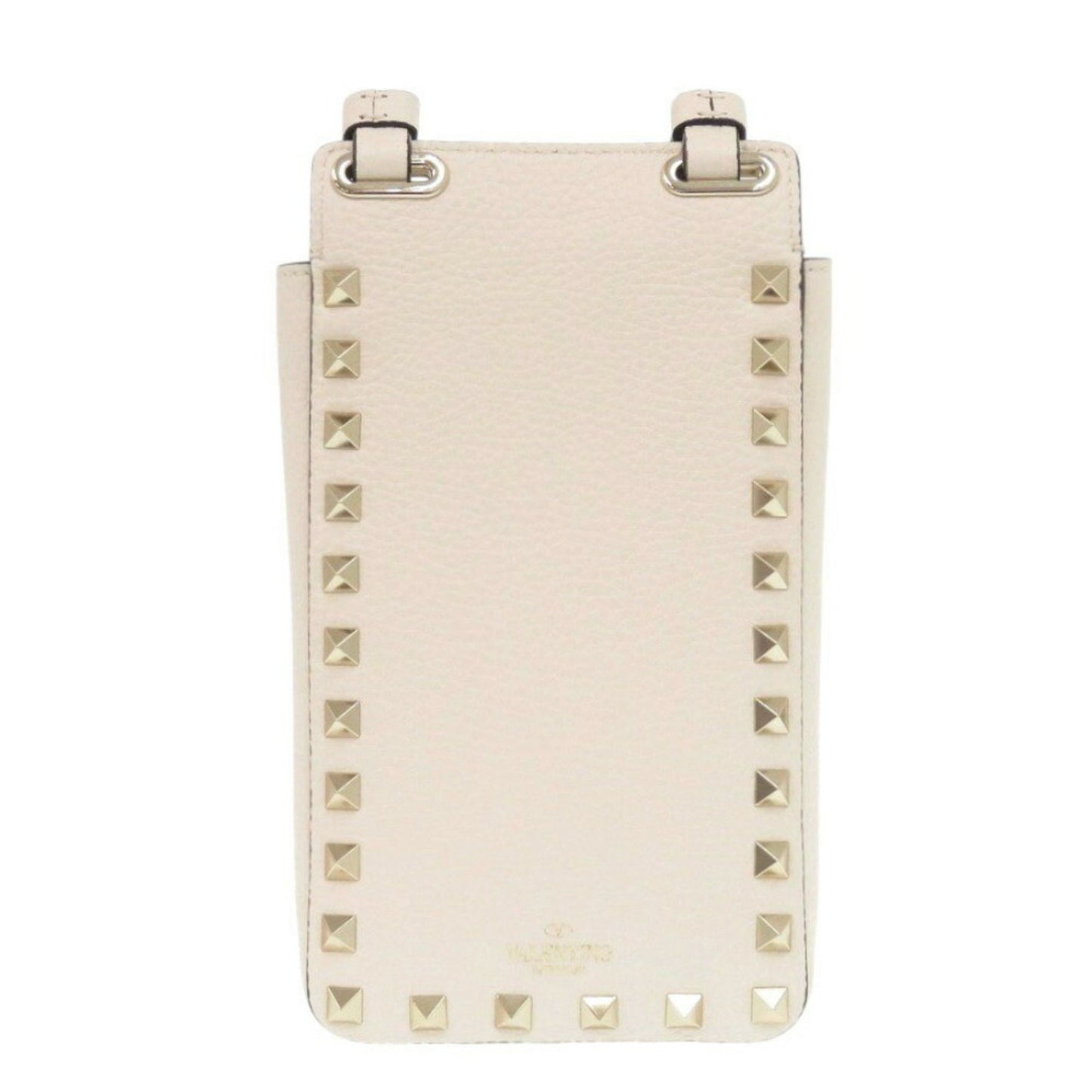 Valentino Garavani White Leather Rockstud