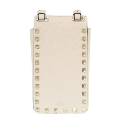 Valentino Garavani White Leather Rockstud