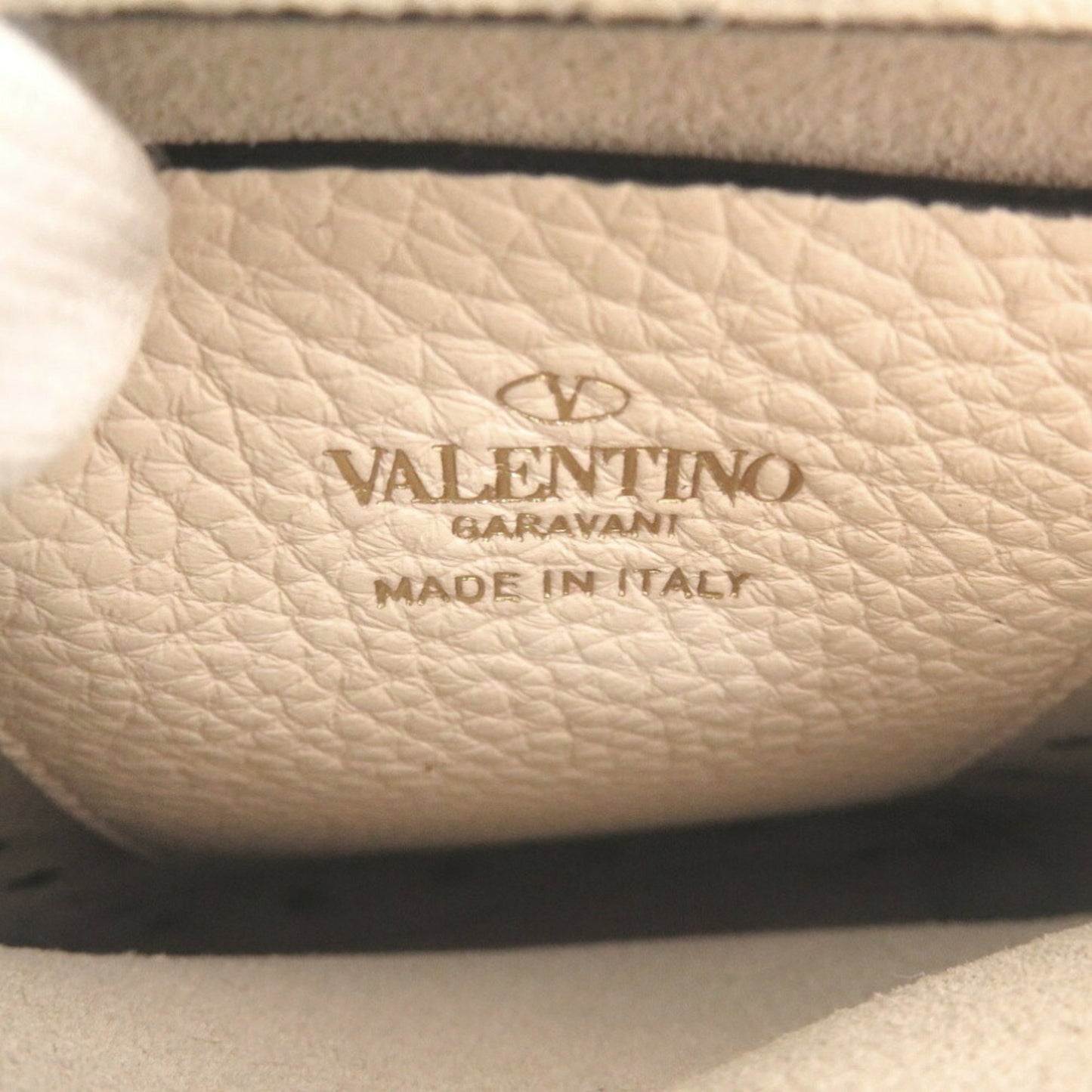 Valentino Garavani White Leather Rockstud