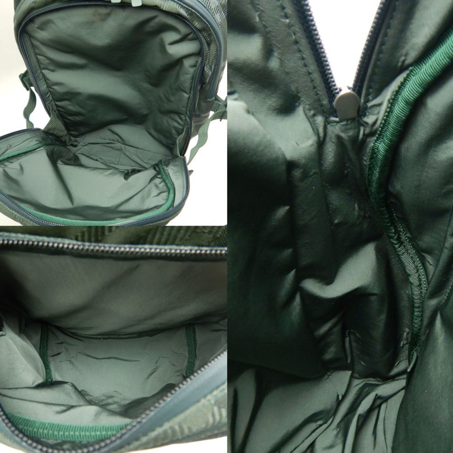Burberry Green Nylon Backpack
