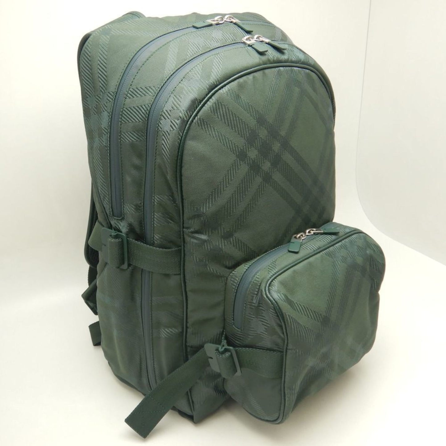 Burberry Green Nylon Backpack