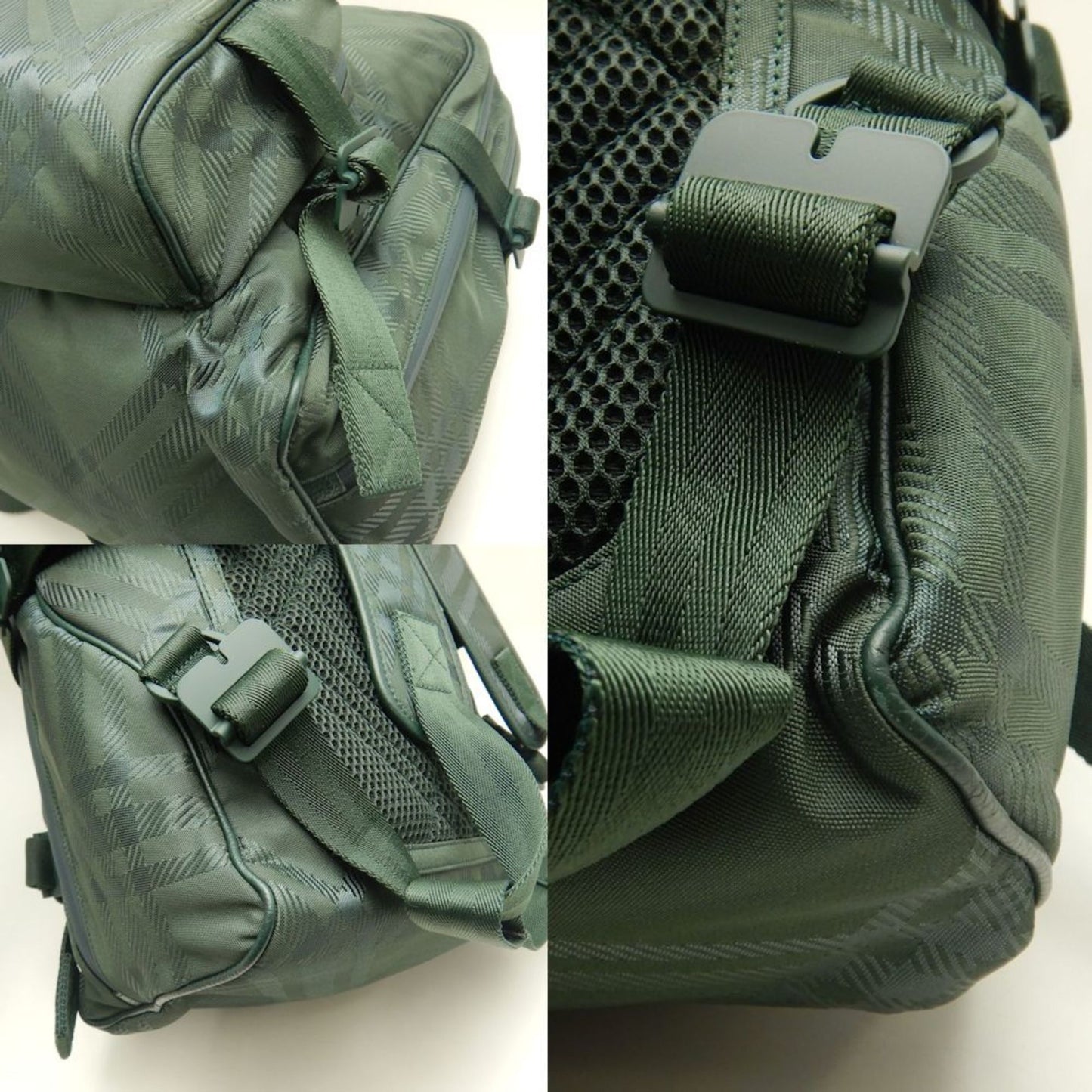 Burberry Green Nylon Backpack